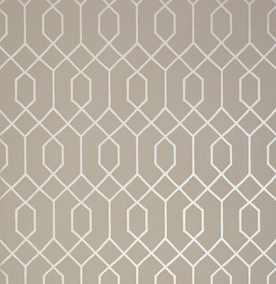 Обои Thibaut Graphic Resource T35203 La Farge Metallic Pewter on Taupe 