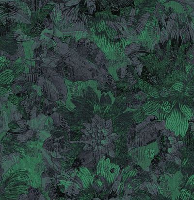 Обои абстрактные цветочные KOS003 Khroma Zoom