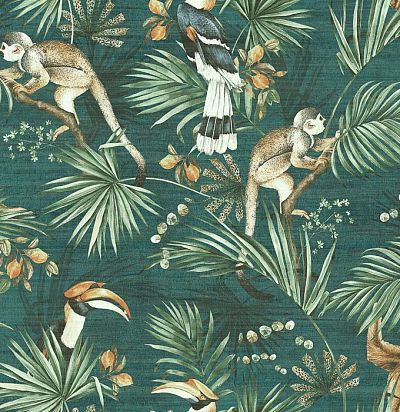 Обои с обезьянками в джунглях 72040 ARTE