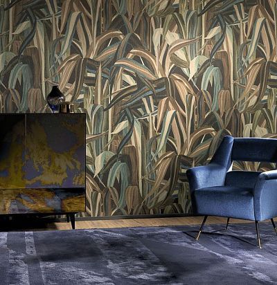 Обои джутовые с листьями 72011 ARTE - 1