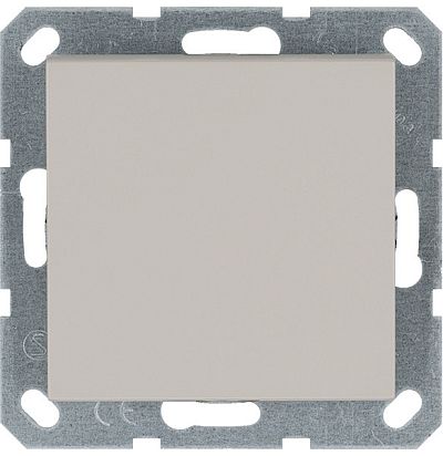 Звонковый механизм 10A 250V~ с накладкой, цвет Тауп Jasmart