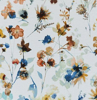 ткань дизайн современный, с цветочным узором 19582-525 