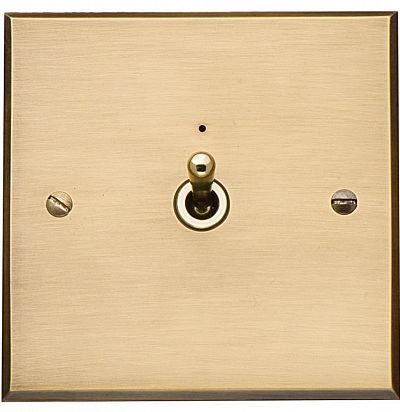 Axiome 84x84 мм Laiton antique  Латунная розетка L'artisan