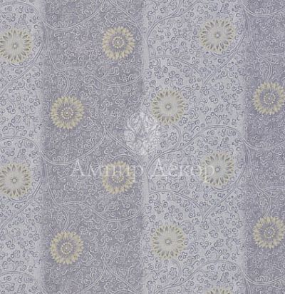 ткань в полоску с цветами Англия F1838/03 