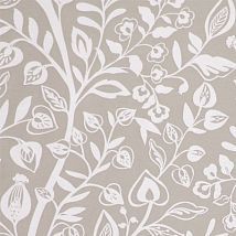 Фото: ткань для портьер с растительным узором Harlow Ivory- Ампир Декор