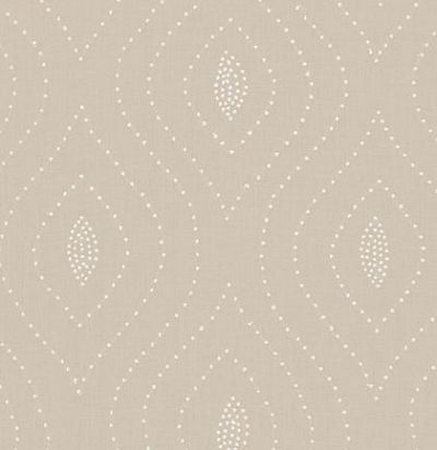 Ткань Thibaut Biscayne W75703 Balboa dots embroidery White on Flax 