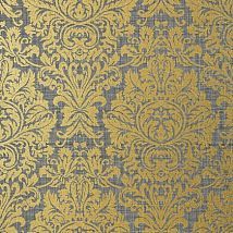 Фото: обои гладкие с эффектом металла и узором T83034- Ампир Декор