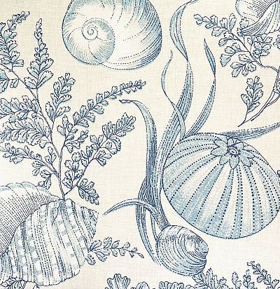 Светлые обои с ракушками 343039 