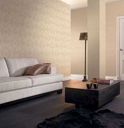 обои однотонные с фактурой ткани 095332 Rasch Textil - 1