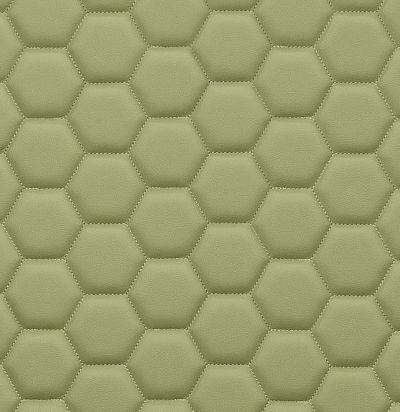 Стеганые обои серо-зеленые матовые соты 20-006-019-27 