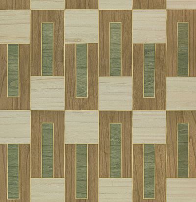 Обои натуральные деревянный шпон геометрические узоры  im53 Omexco