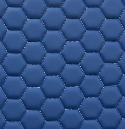 Стеганые обои темно-синие соты 20-006-025-00 