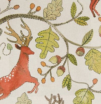 ткань из льна с принтом Archie Hawthorn 