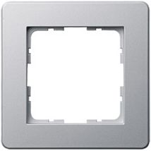 Фото: Рамка G-Flex 1-постовая, цвет Алюминий- Ампир Декор