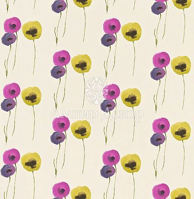 Ткань с маками 221318 Sanderson