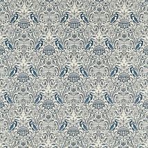 Фото: Ткань дизайнерская вышивка цапли и цветы  F1547/04- Ампир Декор