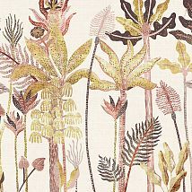 Фото: Панно крупные пальмы коричневого цвета DGHAV2031- Ампир Декор