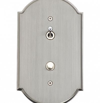 Grand PRIX PLUS 84X144 мм, вертикальный Anthracite  Розетка из латуни L'artisan