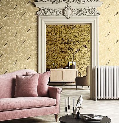 Обои с небольшими птицами KEN503 Khroma - 1