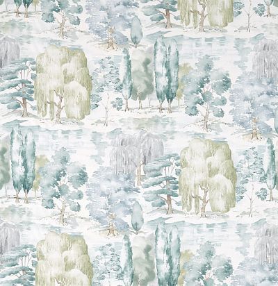 Портьера из Англии 226266 Waterperry Mint Sanderson