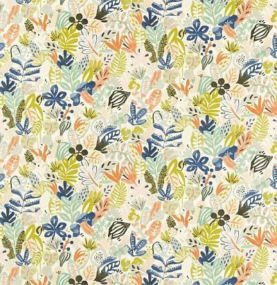 Ткань с растительным дизайном 120879 Scion