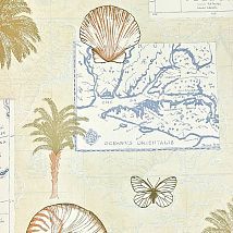 Фото: Обои с картой светлые PW78010/4- Ампир Декор