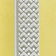 Фото: ткань современная плотная  с вышитым геометрическим узором 15467-194- Ампир Декор