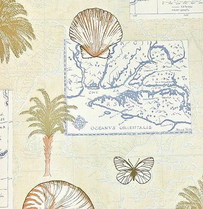 Обои с картой светлые PW78010/4 Baker Lifestyle