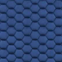 Фото: Стеганые обои  ярко-синие дизайн соты 20-006-120-00- Ампир Декор