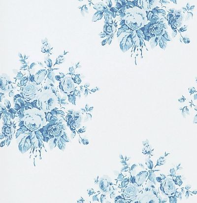 обои с голубыми цветами PRL707/02 