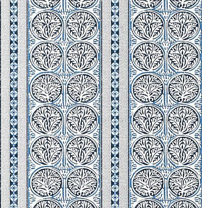 Обои Thibaut Trade Routes T88731 Fair Isle Navy 