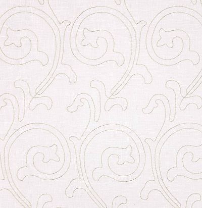 Льняной тюль с узором F4121/01 Colefax and Fowler