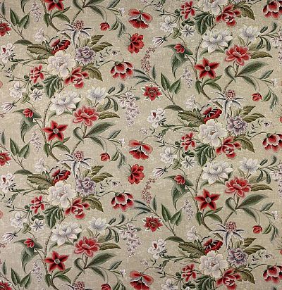 английский принт с традиционными букетами цветов F4038/03 Colefax and Fowler