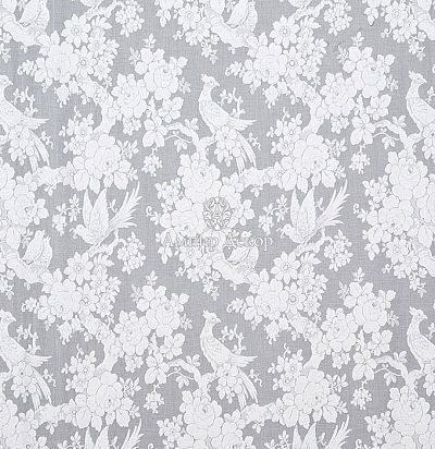 Тюль с цветочным рисунком 5873 Songbird Ivory Morton Young & Borland