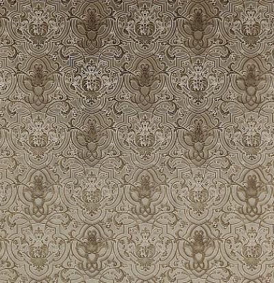 Портьера из Англии F4202/02 Fretwork Stone Colefax and Fowler