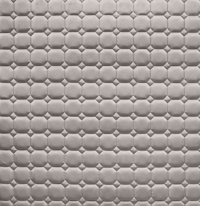 Стеганые обои  светло-серые дизайн Респект 20-023-128-20 