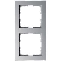 Фото: Рамка G-Classic  2-постовая, цвет Алюминий- Ампир Декор
