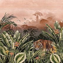Фото: Панно с тигром в джунглях 72000- Ампир Декор
