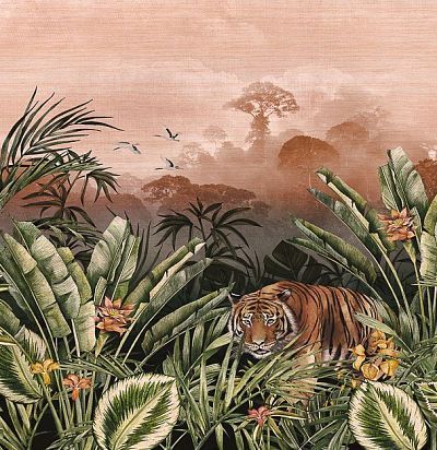 Панно с тигром в джунглях 72000 ARTE