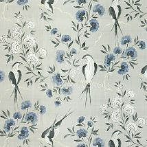 Фото: ткань с птицами Англия F1837/04- Ампир Декор