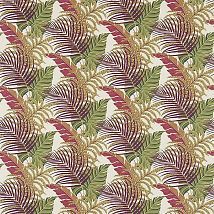 Фото: портьерная льняная ткань с растительным принтом 223281- Ампир Декор