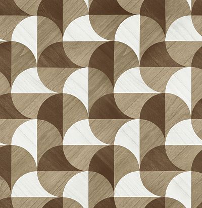 Обои натуральные деревянный шпон геометрические узоры  im32 Omexco