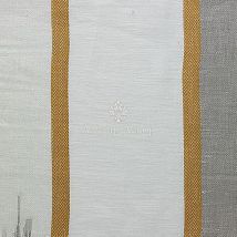 Фото: льняная ткань в полоску 10419-02- Ампир Декор