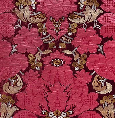 Ткань для портьеры с классическим узором 10575.54 Nobilis