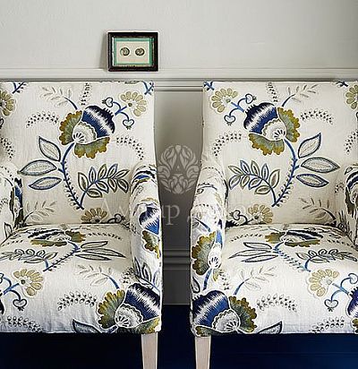 портьерная ткань с крупным цветочным узором BF10504/1 GP&JBaker - 1