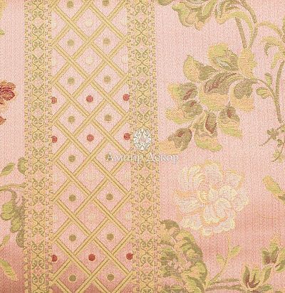 Жаккардовая ткань с цветочным рисунком 1435597 