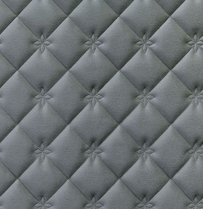 Стеганые обои  серебристо-серые дизайн принцесса 10-004-111-27 