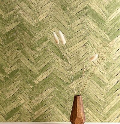 Обои современные дизайнерские листья пальмы LOT502 Khroma Zoom - 1