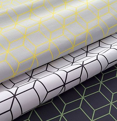 негорючая ткань для портьер с принтом Scalia CS 36  - 1