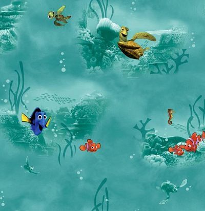 Обои для детской с  рыбками DS7903 